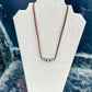 Leather and Navajo Pearl Necklace - 9greyhorses.comJewelry